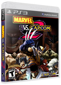 Marvel vs Capcom 2 Playstation 3 US box art